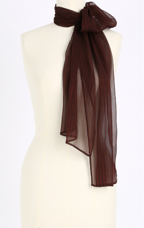 Lightweight scarf from natural silk
