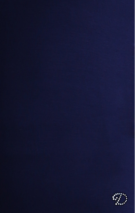 Bluză clasică cu logo din cristale Swarovski