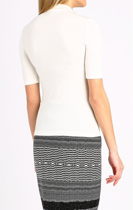 Bluză cu logo din cristale Swarovski