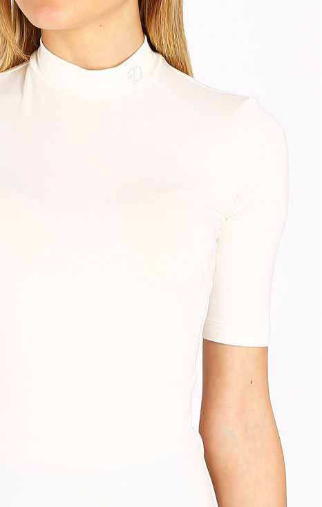 Bluză cu logo din cristale Swarovski