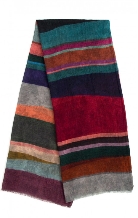 Wool-silk scarf