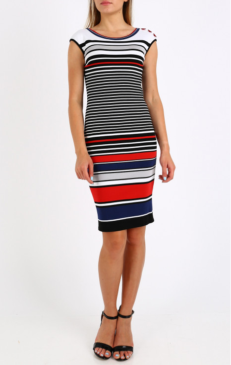 Elegant striped dress