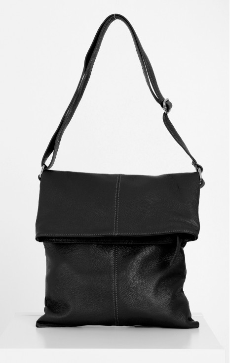 Tote bag with fold-down top