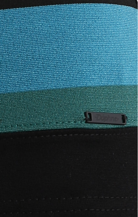 Bluză spectaculoasă cu logo și dungi