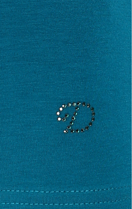 Logo Jersey Top In Blue
