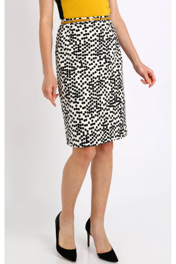Classic Straight polka dots skirt