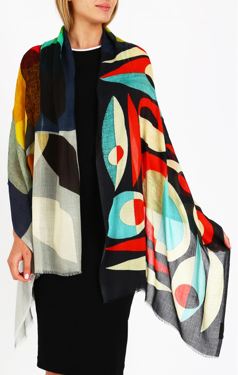 Cash-wool-modal scarf