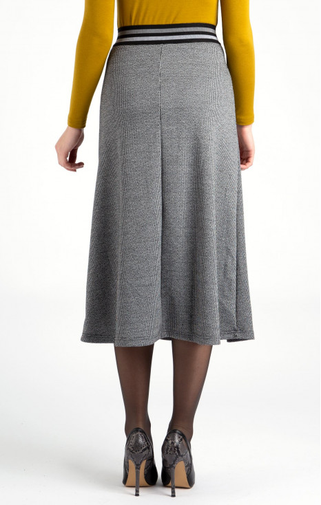 Pipit-printed  skirt