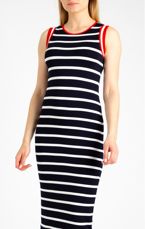 Straight striped dress
