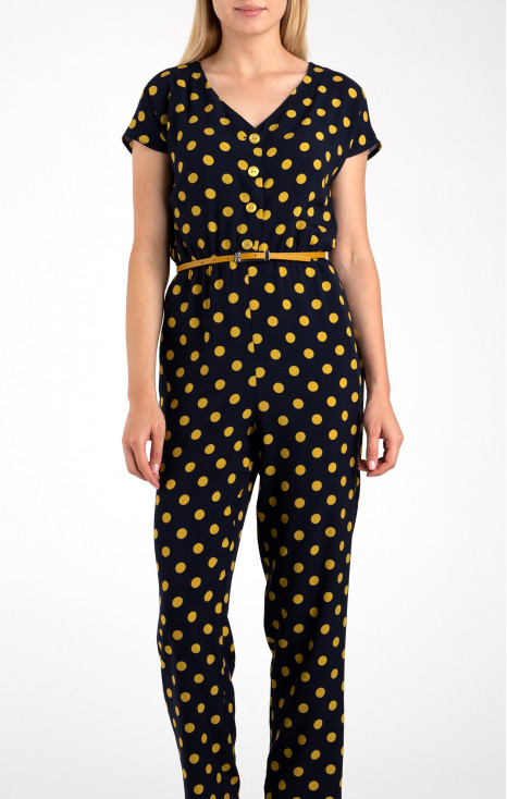 Viscose Jumpsuit with Pockets