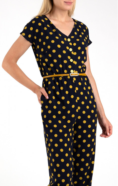 Viscose Jumpsuit with Pockets