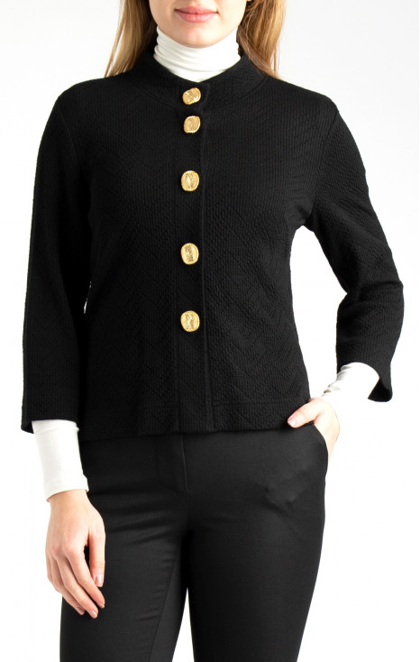 Elegant short jacket in black