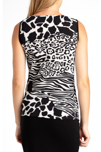Draped neckline top [1]