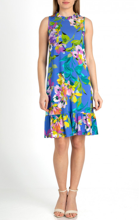 Rochie elegantă din jerseu solid de lux