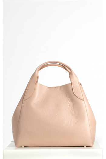 Geantă din piele naturală- Rose Smoke