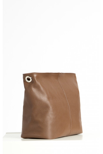 Geantă din piele naturală de culoare Cocoa Brown [1]