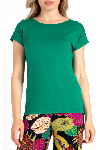 Bluză cu siluetă lejeră de culoare Billiard