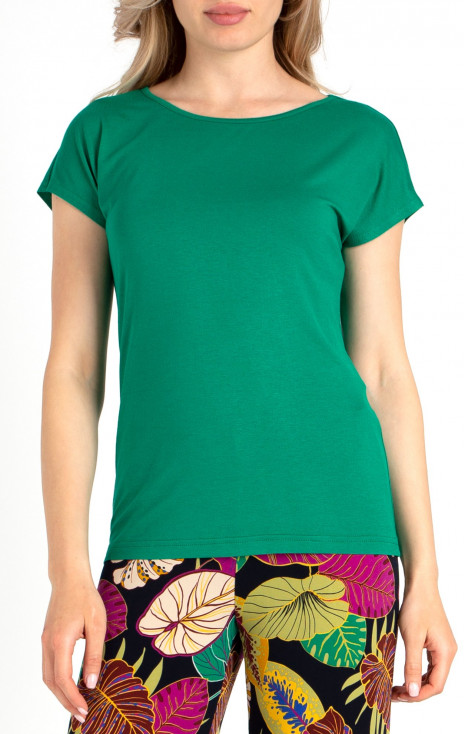 Bluză cu siluetă lejeră de culoare Billiard