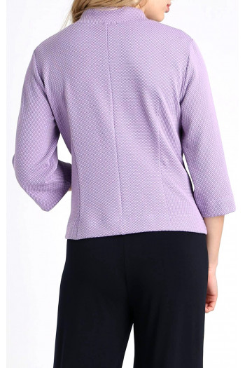 Sacou sport-elegant dintr-un material tricot elastic de culoare Lavender [1]