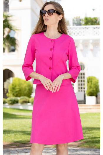 Jersey skirt in Magenta color [1]