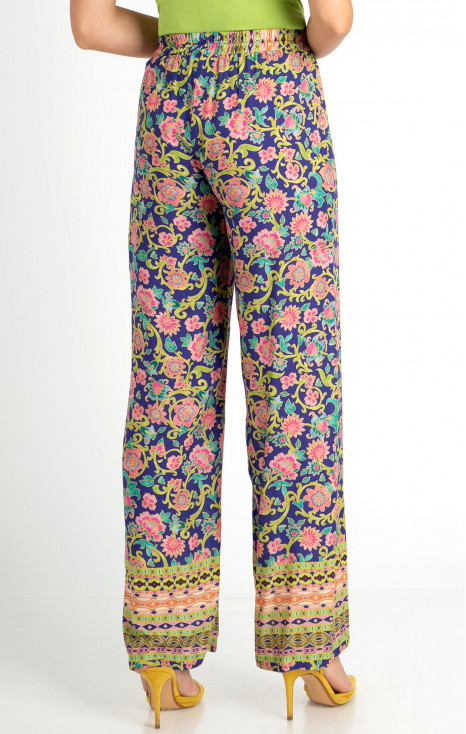 Loose-fit Trousers with Print