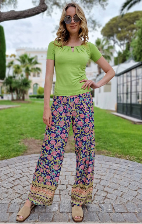 Loose-fit Trousers with Print