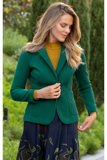 Sacou elegant, de culoare verde [1]