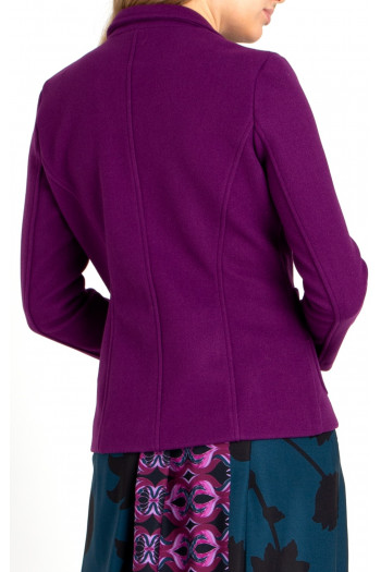 Sacou elegant, de culoare Purple Wine  [1]