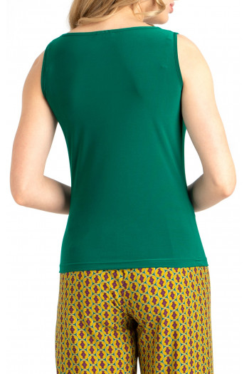 Bluză stilată cu decolteu spectaculos de culoare Cadmium Green [1]
