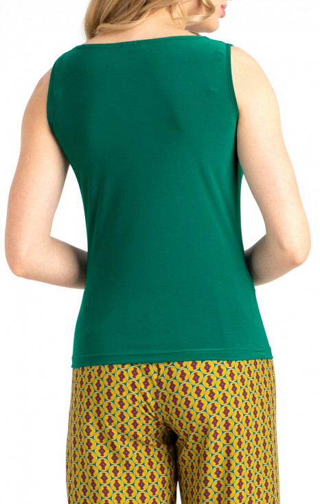 Bluză stilată cu decolteu spectaculos de culoare Cadmium Green [1]