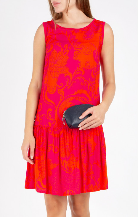 Portfard compact din piele naturală, de culoare Indigo [1]