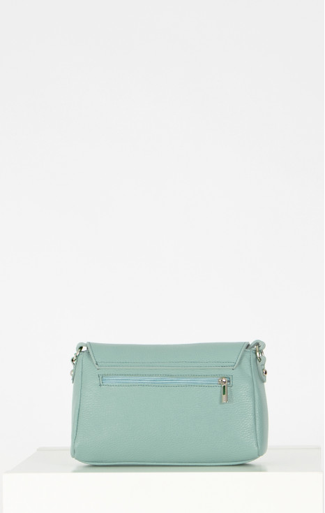 Daphne Leather Crossbody Bag – Granite Green