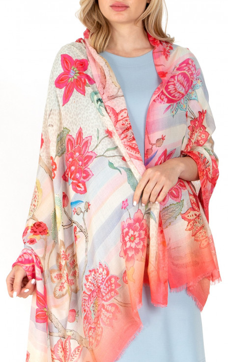 Coral Pastel Flowers [1]