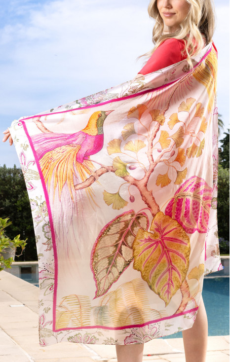 Eșarfă vaporoasă din mătase pură [1]