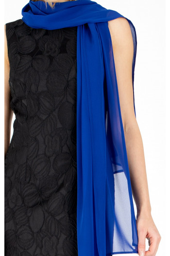 Eșarfă delicată dintr-un material vaporos de culoare Deep Ultramarine [1]