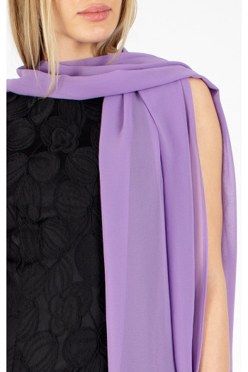 Eșarfă delicată dintr-un material vaporos de culoare Lavender mist [1]