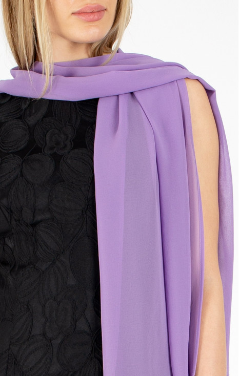 Eșarfă delicată dintr-un material vaporos de culoare Lavender mist [1]