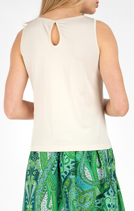 Bluză din jerseu luxos în culoarea Summer Sand [1]