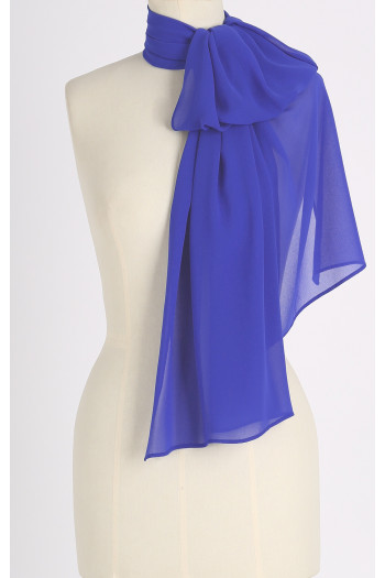 Eșarfă vaporoasă, de culoare Blue