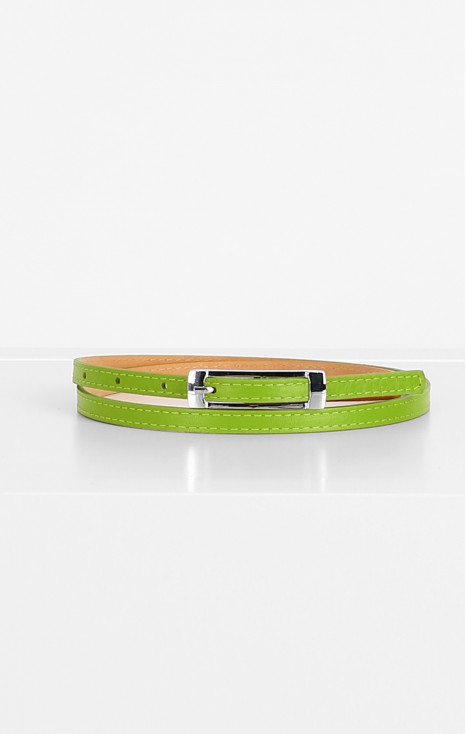 Slim Genuine Leather Belt &ndash; Kiwi
