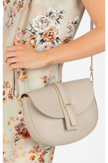 Geantă elegantă din piele naturală, de culoare Sesame [1]