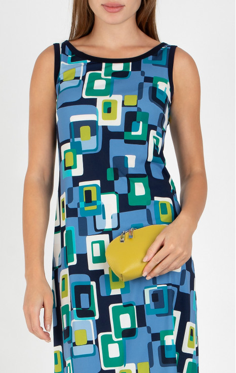 Portfard compact din piele naturală, de culoare Golden Palm [1]