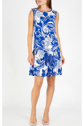 Summer dress Blue Ocean in lightweight viscose