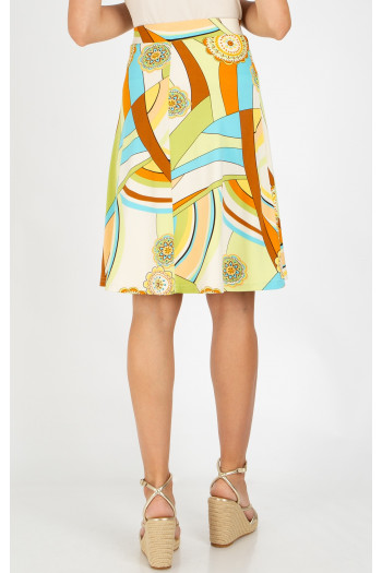 Printed Jersey Skirt – Summer Vibe [1]