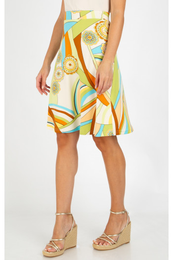 Printed Jersey Skirt – Summer Vibe