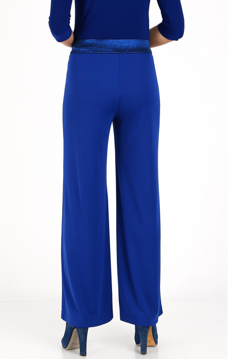 Pantaloni din tricot, în culoarea Magnetic Blue [1]