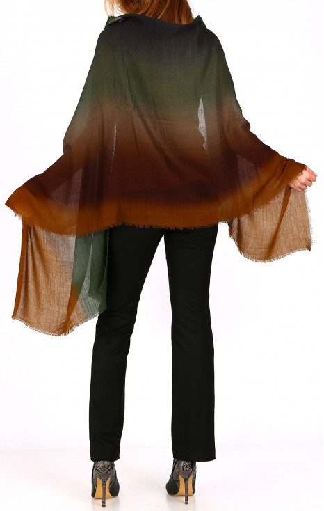 Wool and modal scarf - Urban Colorful Sunset