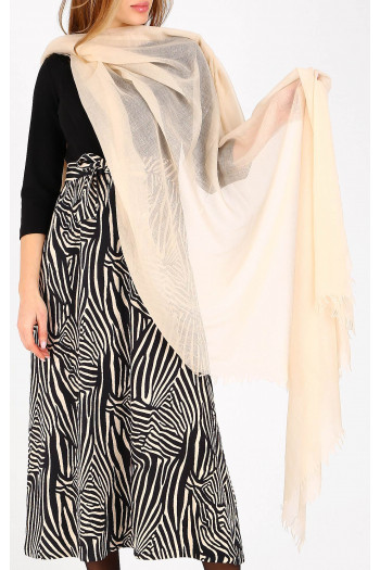 Fular delicat din lână, Cream Vanilla Dream [1]