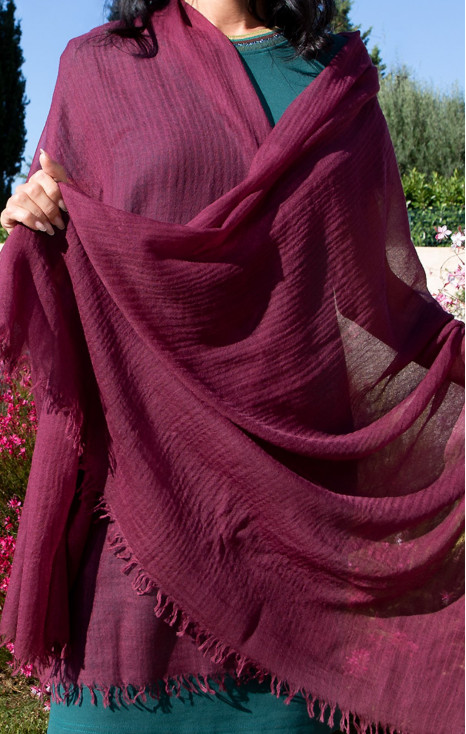 Premium New Wool Scarf – Dry Rose [1]