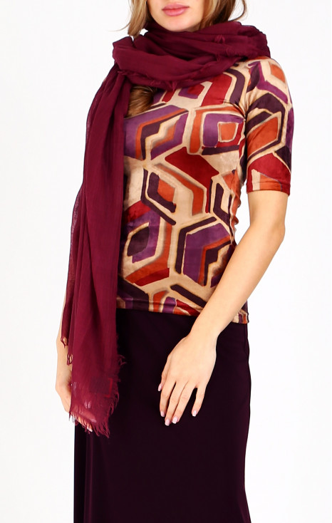Premium New Wool Scarf &ndash; Dry Rose